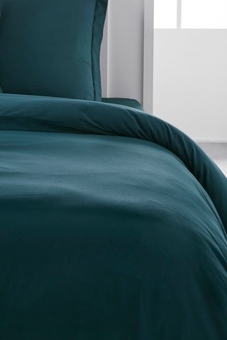 Housse de couette en coton Essential - Bleu