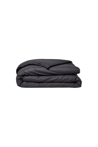 Housse de couette en coton biologique - Gris foncé