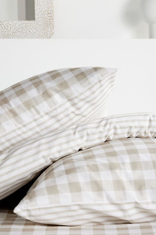 Parure de couette en flanelle de coton 130 gr/m² - Dune
