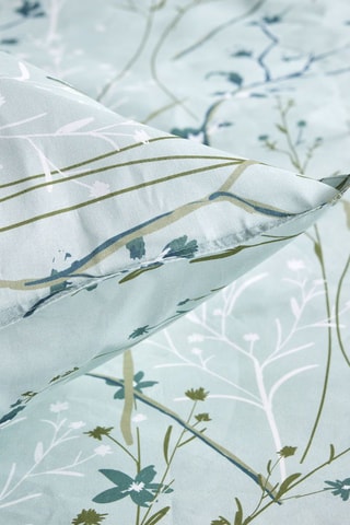 Parure de couette en coton 57 fils/cm² Sunshine - Vert
