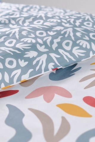 Parure de couette en coton 57 fils/cm² Sunshine - Blanc