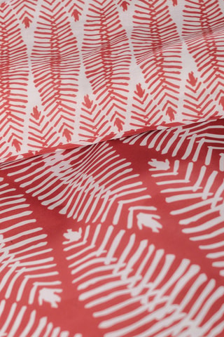 Parure de couette en coton 57 fils/cm² Sunshine - Rouge