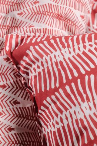 Parure de couette en coton 57 fils/cm² Sunshine - Rouge