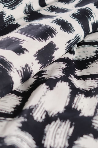 Parure de couette en coton 57 fils/cm² Sunshine - Noir