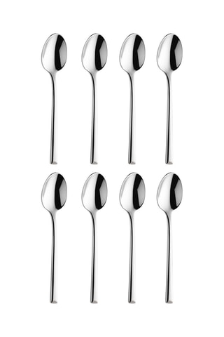 8 cuillères en acier inoxydable
