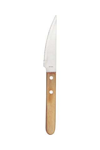 12 couteaux à steak en acier inoxydable