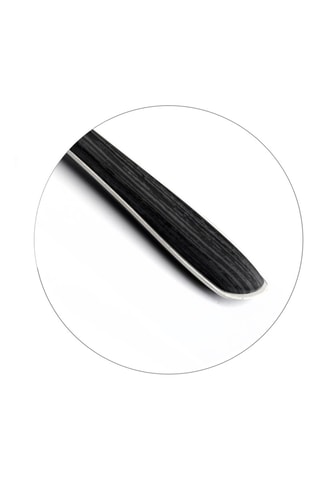 Ménagère en acier inoxydable Solstice Bois Noir - 24 pièces