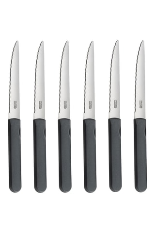 6 couteaux à steak en acier inoxydable Energy - 21,3 cm