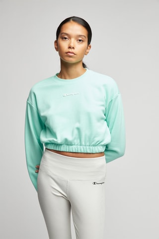 Crop top - Blanco, negro y azul