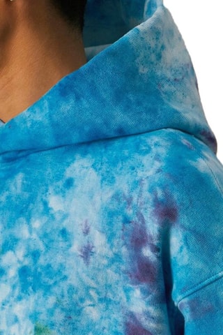 Sweater met Tie and Dye Effect - Blauw en Wit - Wit en blauw