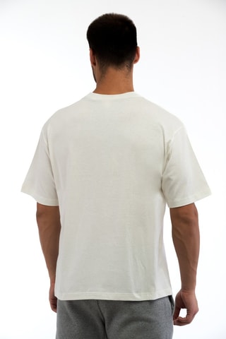 Camiseta - Blanco, negro y naranja
