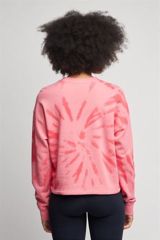 Sweater Tie and Dye - Wit, rood en roze