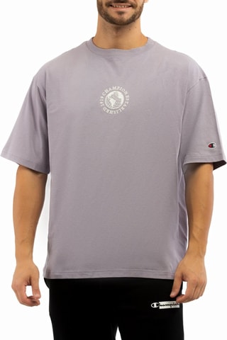 Camiseta - Blanco, azul y violeta