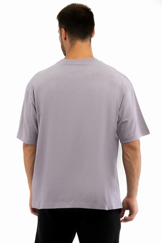 Camiseta - Blanco, azul y violeta