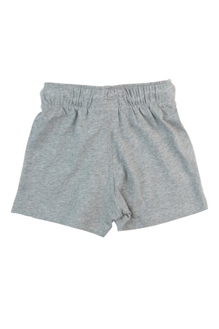 Camiseta y short - Azul y gris