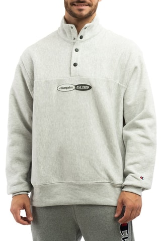 Sweater - Gemêleerd Lichtgrijs - Zwart, blauw en grijs