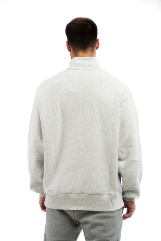 Sweater - Gemêleerd Lichtgrijs - Zwart, blauw en grijs