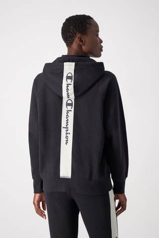 Sweater met Capuchon - Wit, zwart en grijs