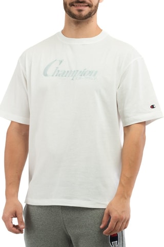 Camiseta - Blanco, azul y gris