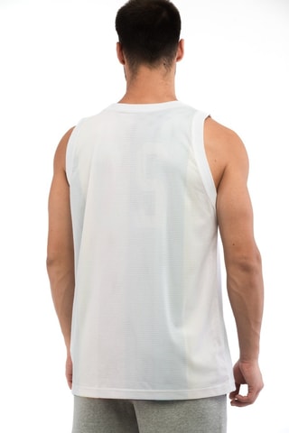 Camiseta de tirantes reversible - Blanco, rojo y verde