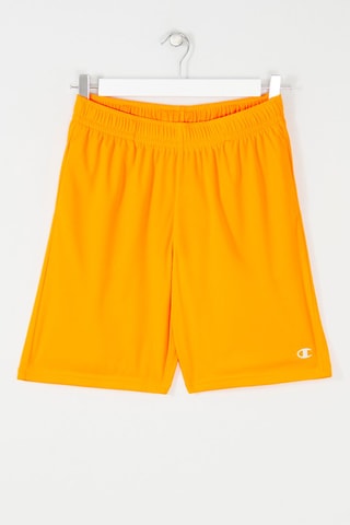Short - Blanco y naranja
