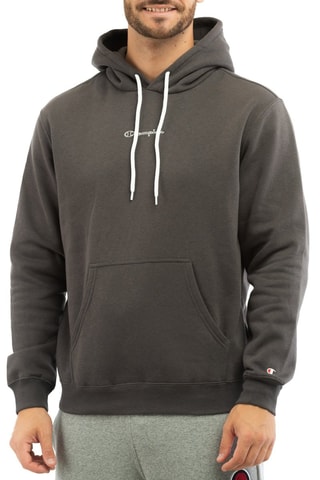 Sweater met Capuchon - Donkergrijs - Wit en grijs