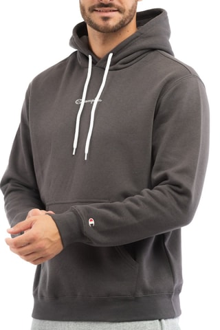 Sweater met Capuchon - Donkergrijs - Wit en grijs