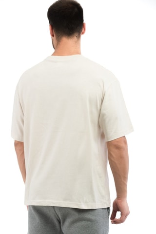 Camiseta - Crudo - Blanco y naranja