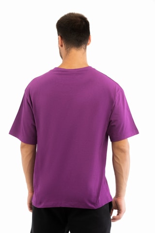Camiseta - Violeta - Blanco, rojo y violeta