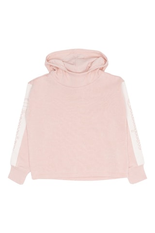Sudadera con capucha - Blanco y rojo