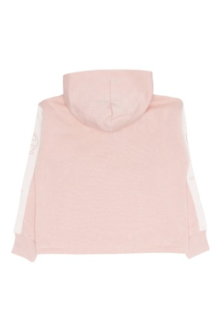 Sudadera con capucha - Blanco y rojo