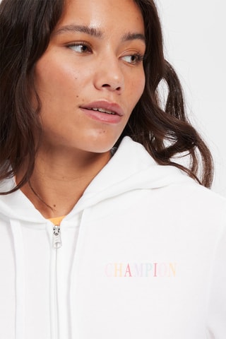 Sudadera con capucha - Blanco, rojo, azul y naranja