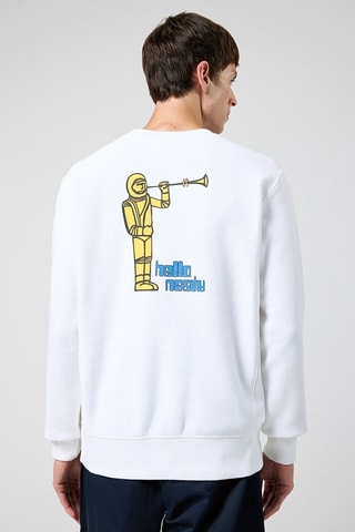 Sudadera - Blanco y amarillo