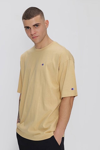 Camiseta - Blanco y beige