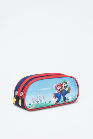 Astuccio Super Mario e Luigi - Rosso e blu