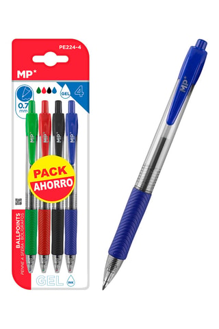 4 Balpennen - 4 Kleuren
