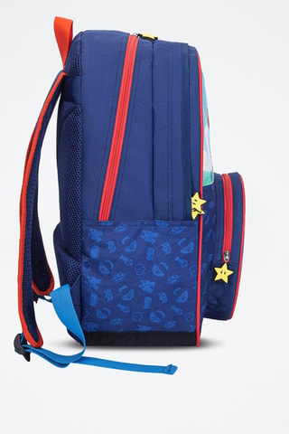 Rugtas Super Mario- Marineblauw - Blauw en geel