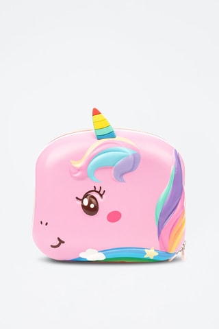 Rugtas Unicorn - Roze - Zwart, blauw en roze