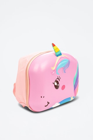 Rugtas Unicorn - Roze - Zwart, blauw en roze