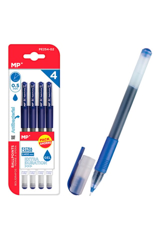 4 Pennen - Blauw Inkt