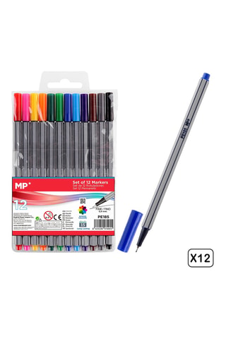 12 Viltstiften - 2 mm