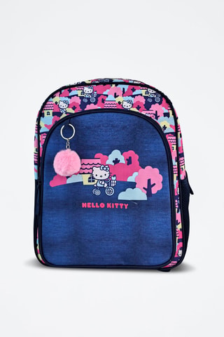 Rugtas Hello Kitty Sanrio - Marineblauw - Blauw, geel en roze