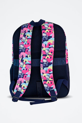 Rugtas Hello Kitty Sanrio - Marineblauw - Blauw, geel en roze