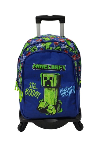 Rugtas met Wieltjes Minecraft - Multicolor