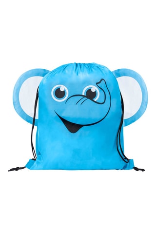 Rugtas Olifant Blauw - Wit, zwart en blauw