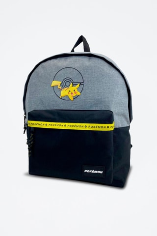 Rugtas Pikachu Pokemon - Lichtgrijs - Blauw en grijs