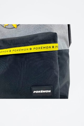 Rugtas Pikachu Pokemon - Lichtgrijs - Blauw en grijs