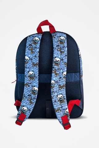 Rugtas Minecraft - Marineblauw en Indigoblauw - Rood en blauw