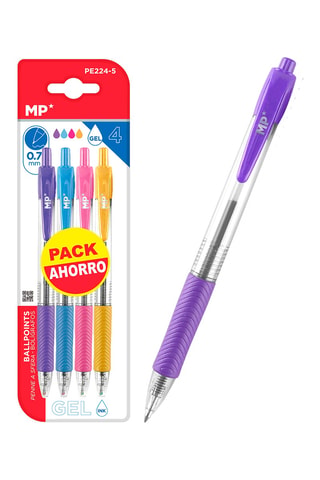 4 Balpennen - 4 Kleuren