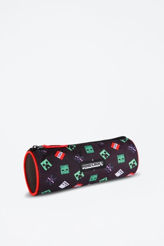 Etui Minecraft TNT - Zwart en groen